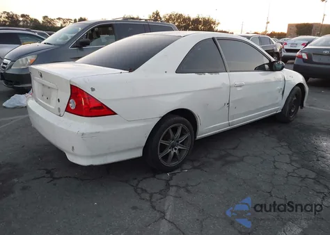 2004 Honda Civic Lx z USA, uszkodzony, nr VIN 1HGEM225X4L029896